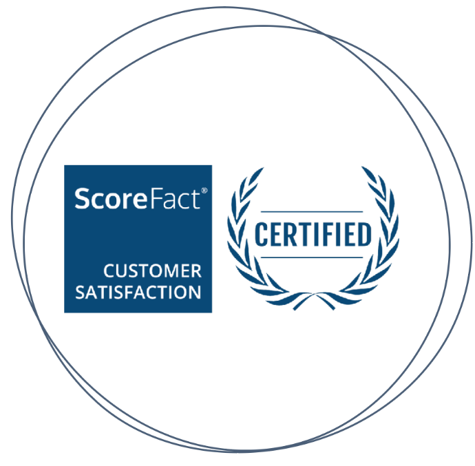 logo score fact satisfaction client certifié