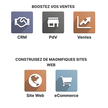 icone des applications vente et ecommerce de odoo