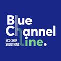 logo blue channel line